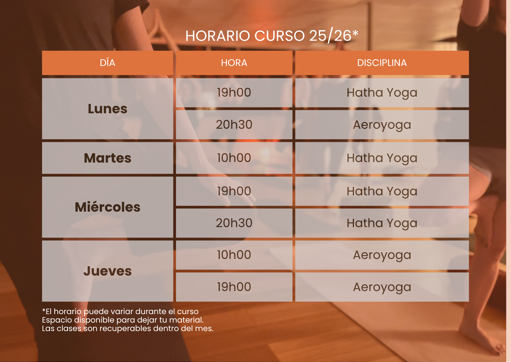 horario nelyyoga